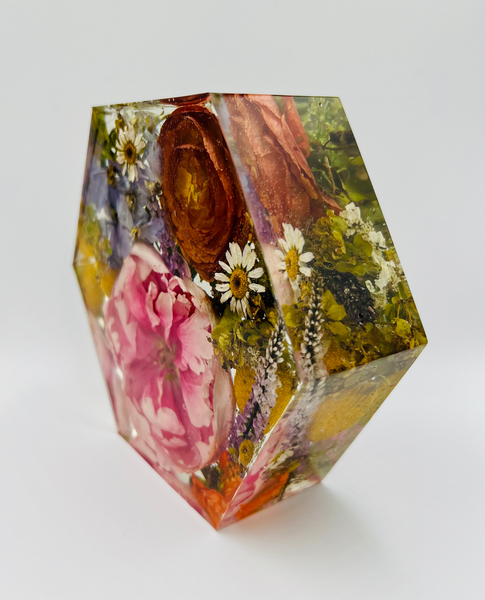 Kis méretű hexagon emlékőrző (16x14x5cm) RENDELÉSRE