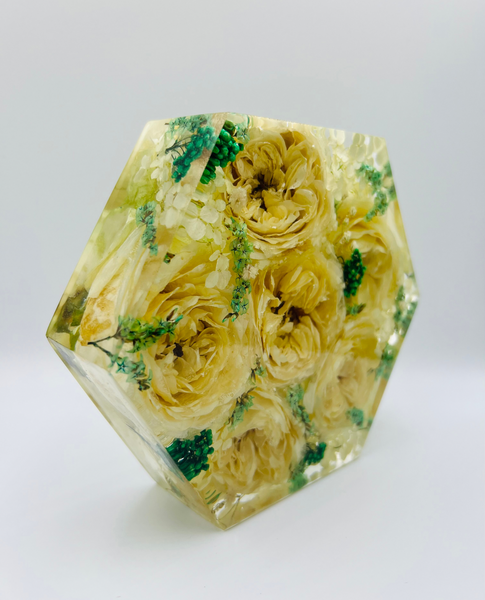 Kis méretű hexagon emlékőrző (16x14x5cm) RENDELÉSRE
