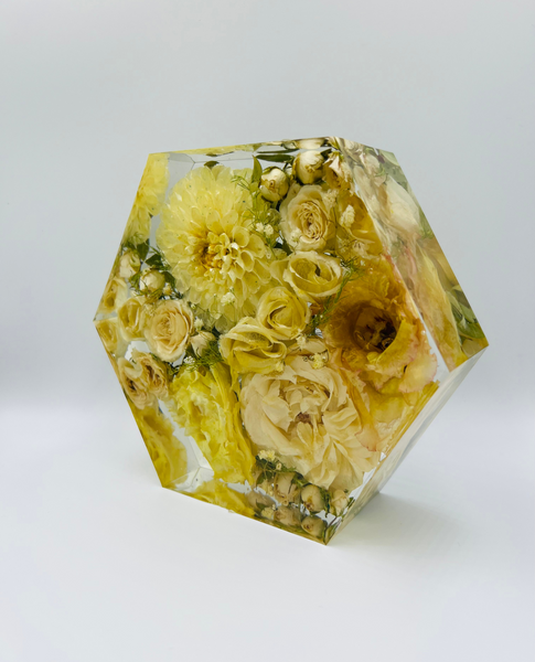 Kis méretű hexagon emlékőrző (16x14x5cm) RENDELÉSRE