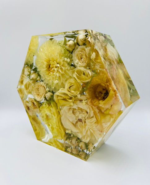 Kis méretű hexagon emlékőrző (16x14x5cm) RENDELÉSRE