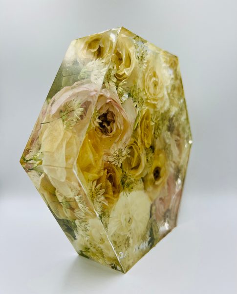Közepes méretű hexagon emlékőrző (20.5x18x5cm) RENDELÉSRE