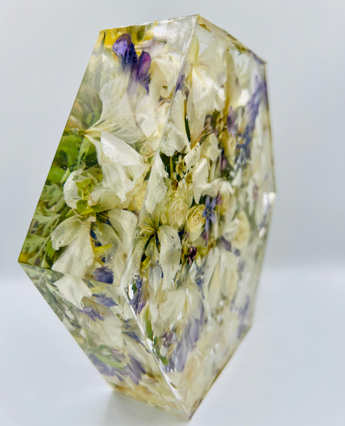 Közepes méretű hexagon emlékőrző (20.5x18x5cm) RENDELÉSRE