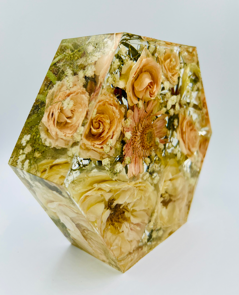 Kis méretű hexagon emlékőrző (16x14x5cm) RENDELÉSRE