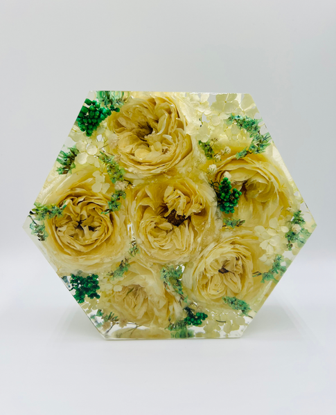 Kis méretű hexagon emlékőrző (16x14x5cm) RENDELÉSRE