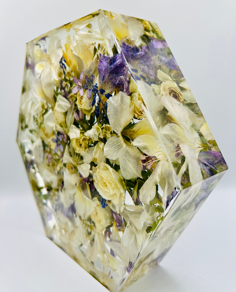 Közepes méretű hexagon emlékőrző (20.5x18x5cm) RENDELÉSRE