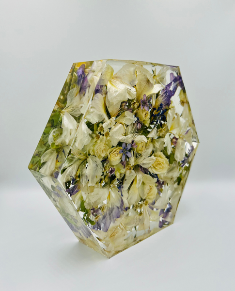 Közepes méretű hexagon emlékőrző (20.5x18x5cm) RENDELÉSRE