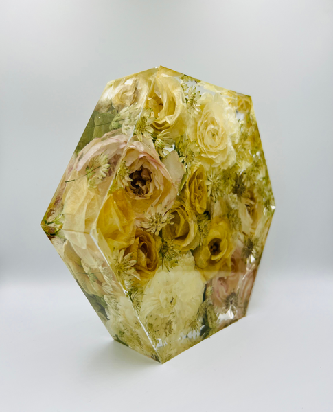 Közepes méretű hexagon emlékőrző (20.5x18x5cm) RENDELÉSRE