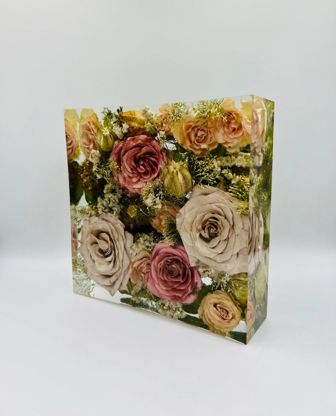 Négyzet alakú emlékőrző (15x15x5cm) RENDELÉSRE