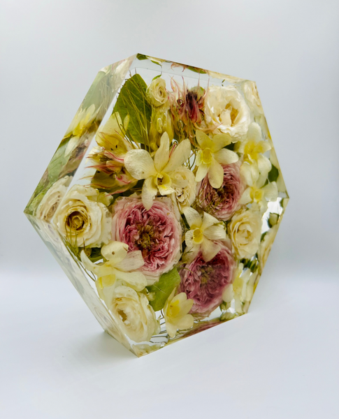 Közepes méretű hexagon emlékőrző (20.5x18x5cm) RENDELÉSRE