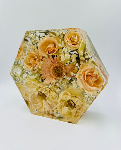 Kis méretű hexagon emlékőrző (16x14x5cm) RENDELÉSRE