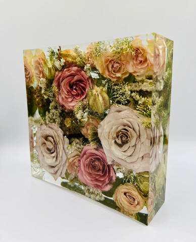 Négyzet alakú emlékőrző (15x15x5cm) RENDELÉSRE