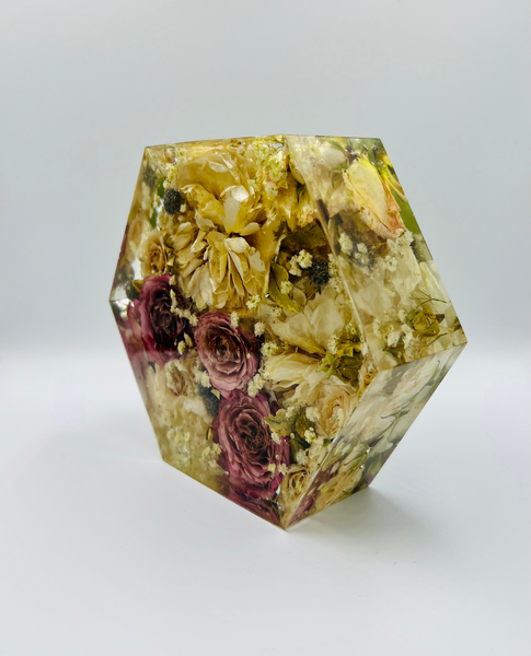 Kis méretű hexagon emlékőrző (16x14x5cm) RENDELÉSRE