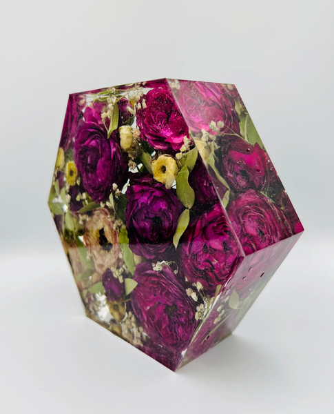 Kis méretű hexagon emlékőrző (16x14x5cm) RENDELÉSRE