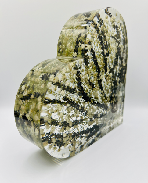 Szív alakú emlékőrző (21x20x5cm) RENDELÉSRE