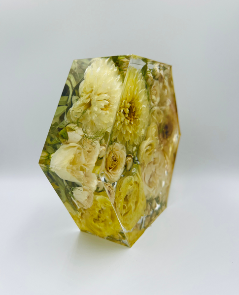 Kis méretű hexagon emlékőrző (16x14x5cm) RENDELÉSRE