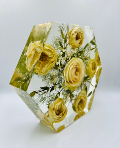 Közepes méretű hexagon emlékőrző (20.5x18x5cm) RENDELÉSRE