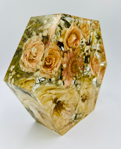 Kis méretű hexagon emlékőrző (16x14x5cm) RENDELÉSRE