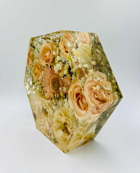 Kis méretű hexagon emlékőrző (16x14x5cm) RENDELÉSRE