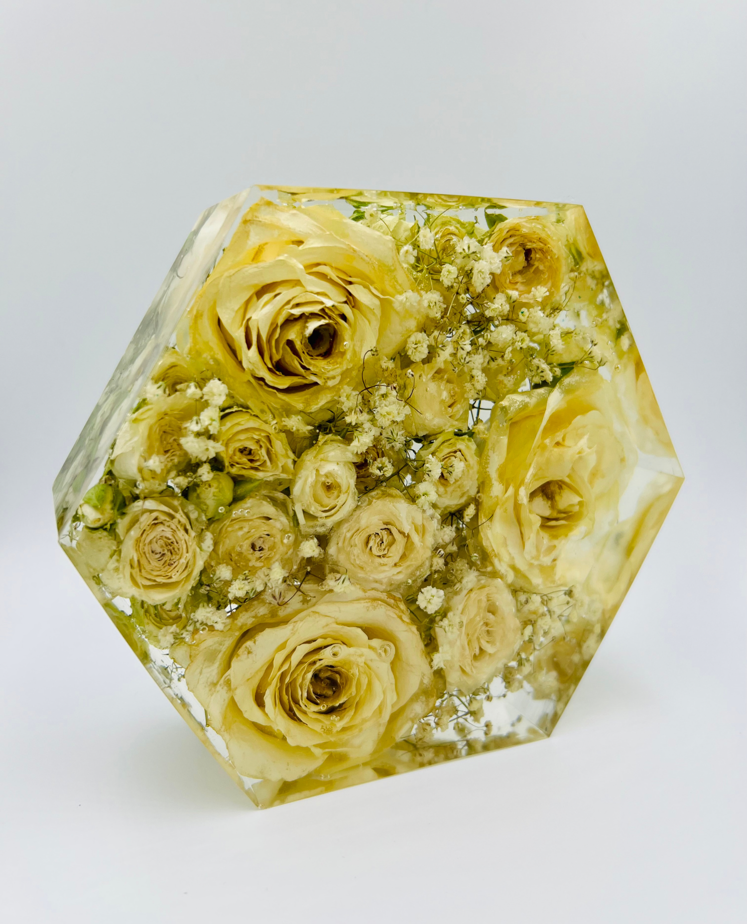 Kis méretű hexagon emlékőrző (16x14x5cm) RENDELÉSRE