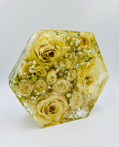 Kis méretű hexagon emlékőrző (16x14x5cm) RENDELÉSRE