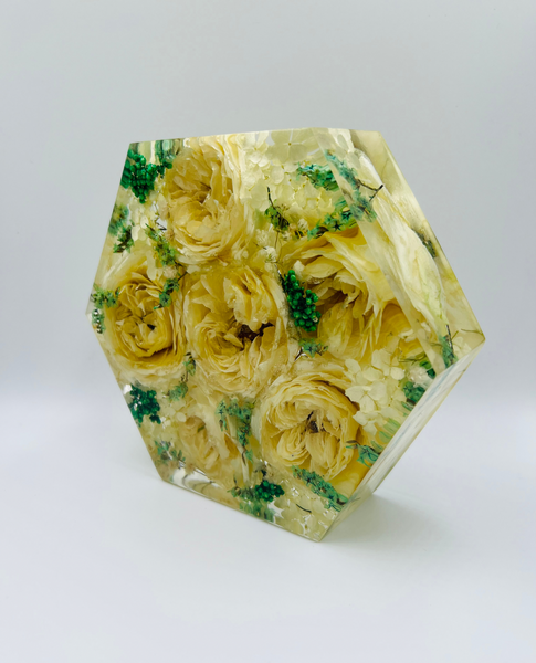 Kis méretű hexagon emlékőrző (16x14x5cm) RENDELÉSRE