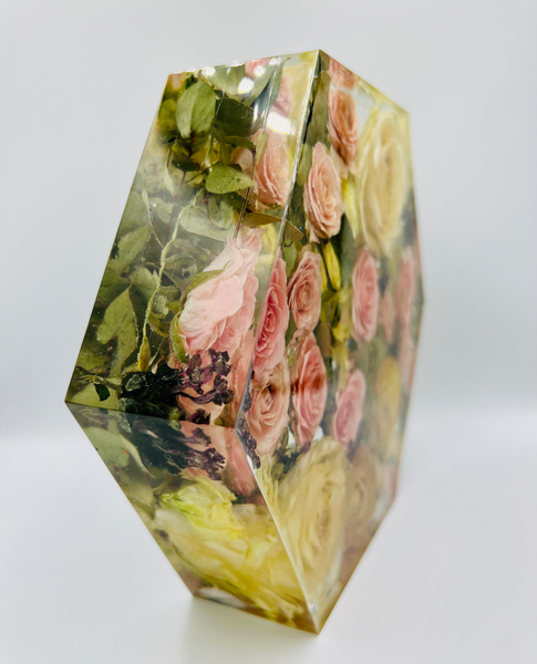 Közepes méretű hexagon emlékőrző (20.5x18x5cm) RENDELÉSRE