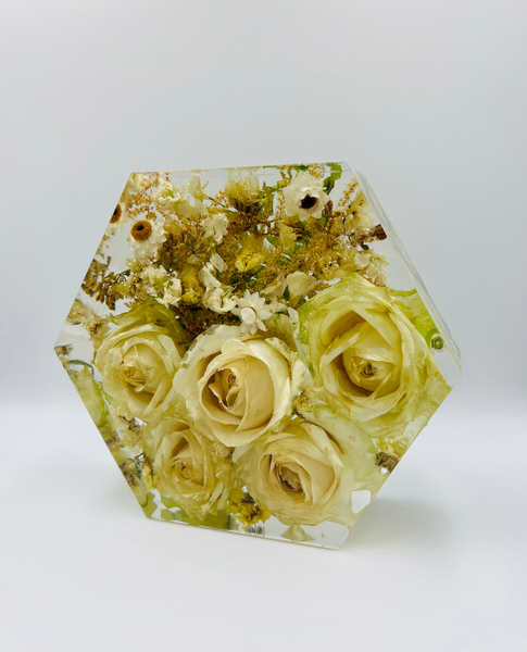 Kis méretű hexagon emlékőrző (16x14x5cm) RENDELÉSRE