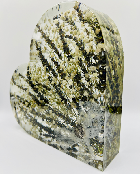 Szív alakú emlékőrző (21x20x5cm) RENDELÉSRE