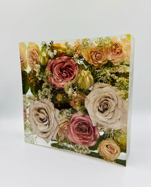 Négyzet alakú emlékőrző (15x15x5cm) RENDELÉSRE