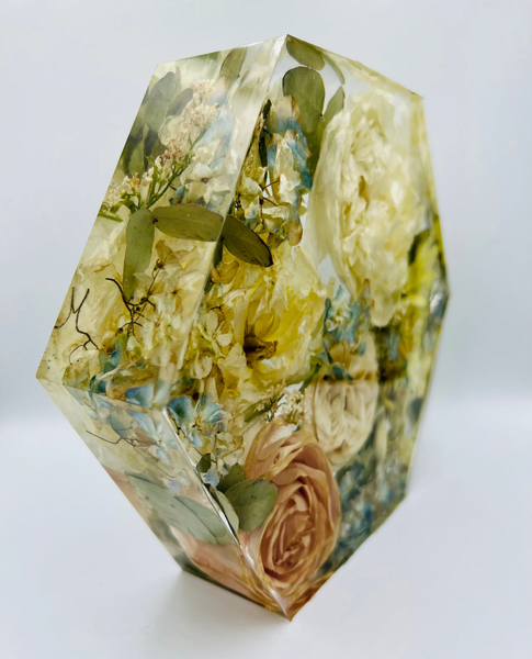 Közepes méretű hexagon emlékőrző (20.5x18x5cm) RENDELÉSRE