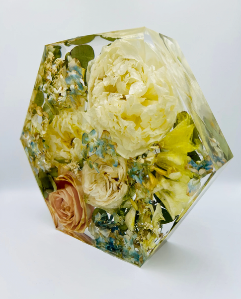 Közepes méretű hexagon emlékőrző (20.5x18x5cm) RENDELÉSRE