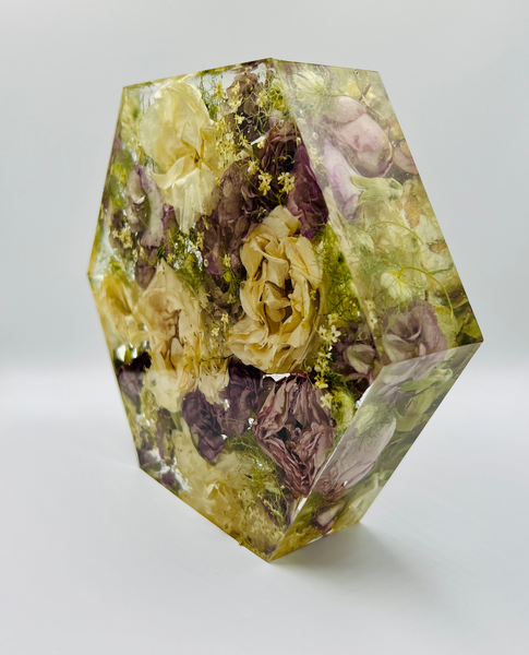 Közepes méretű hexagon emlékőrző (20.5x18x5cm) RENDELÉSRE