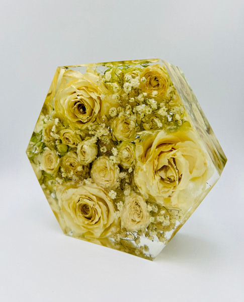 Kis méretű hexagon emlékőrző (16x14x5cm) RENDELÉSRE