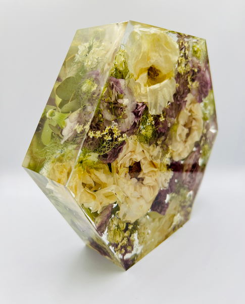 Közepes méretű hexagon emlékőrző (20.5x18x5cm) RENDELÉSRE