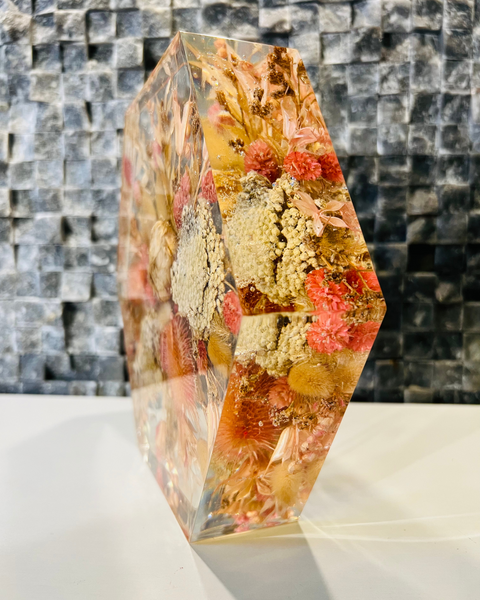 Közepes méretű hexagon emlékőrző (20.5x18x5cm) RENDELÉSRE