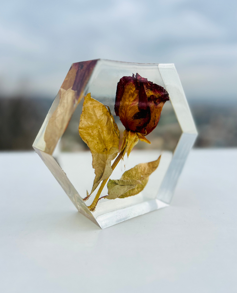Kis méretű hexagon emlékőrző (16x14x5cm) RENDELÉSRE