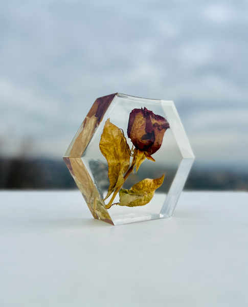 Kis méretű hexagon emlékőrző (16x14x5cm) RENDELÉSRE