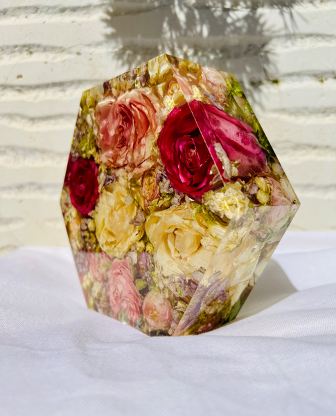 Kis méretű hexagon emlékőrző (16x14x5cm) RENDELÉSRE