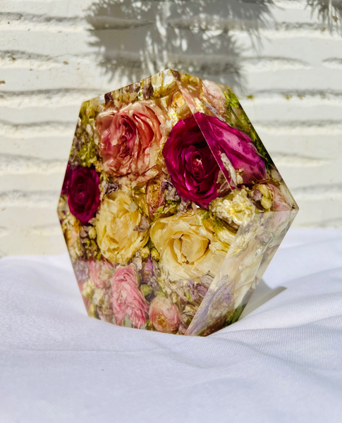 Kis méretű hexagon emlékőrző (16x14x5cm) RENDELÉSRE