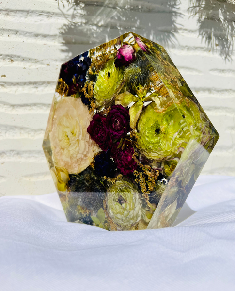 Közepes méretű hexagon emlékőrző (20.5x18x5cm) RENDELÉSRE