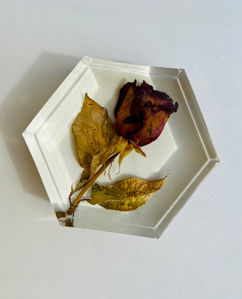 Kis méretű hexagon emlékőrző (16x14x5cm) RENDELÉSRE